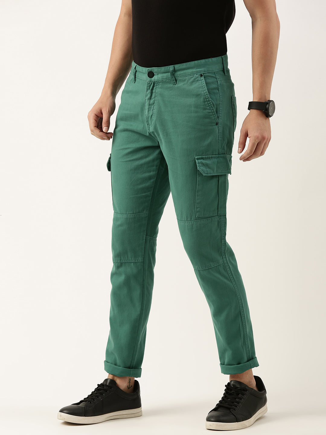 Solid Cargos Trouser