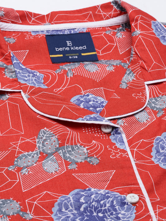 Printed Night Suit