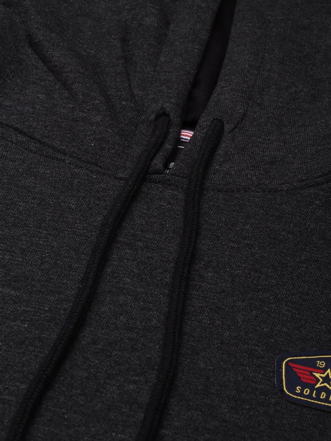 Solid Hooded Sweatshirt