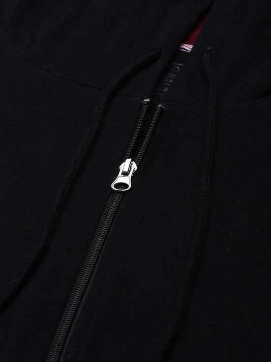 Solid Hooded Sweatshirt