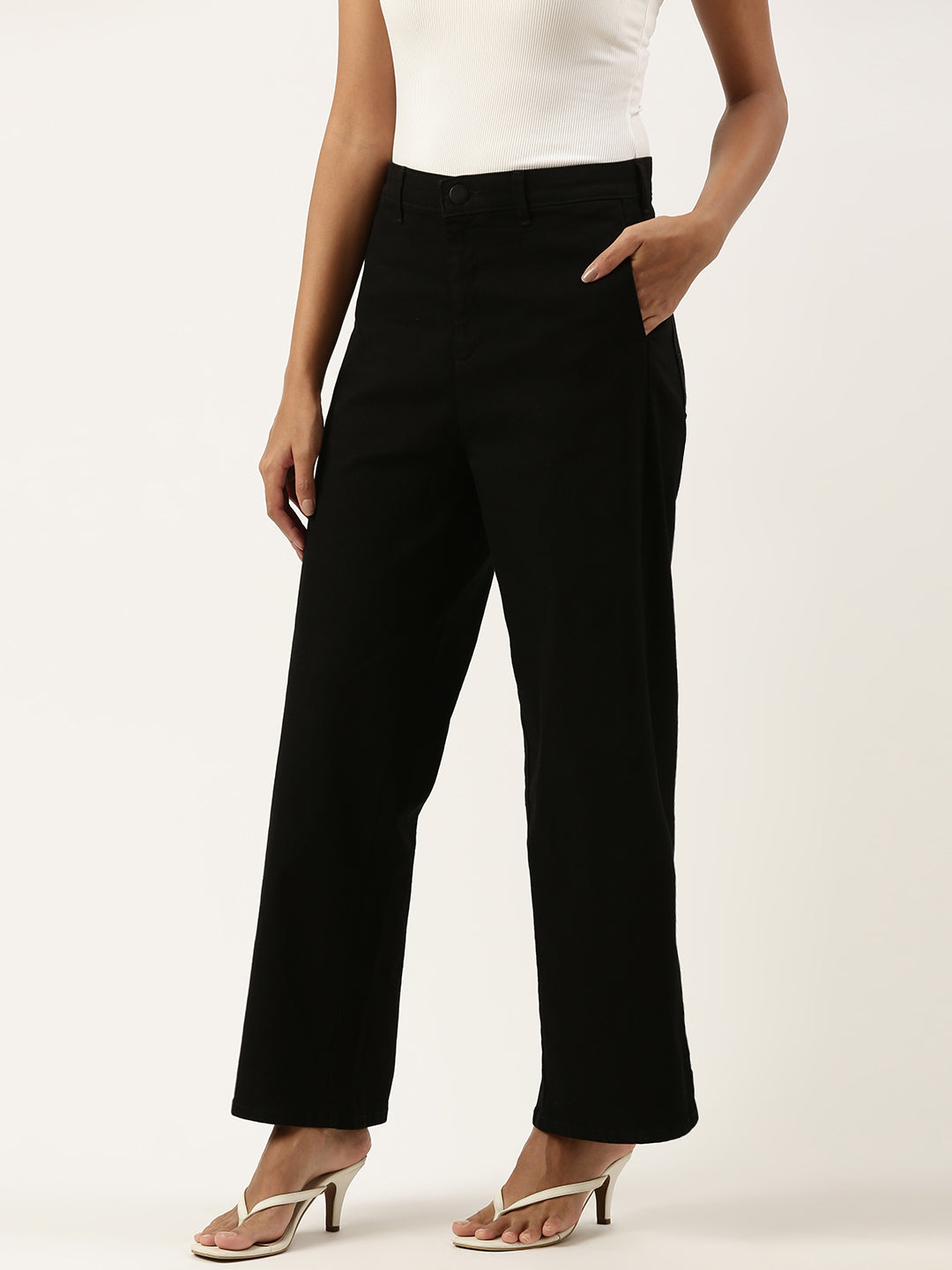 Solid Jeans
