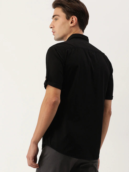 Solid Casual Shirt