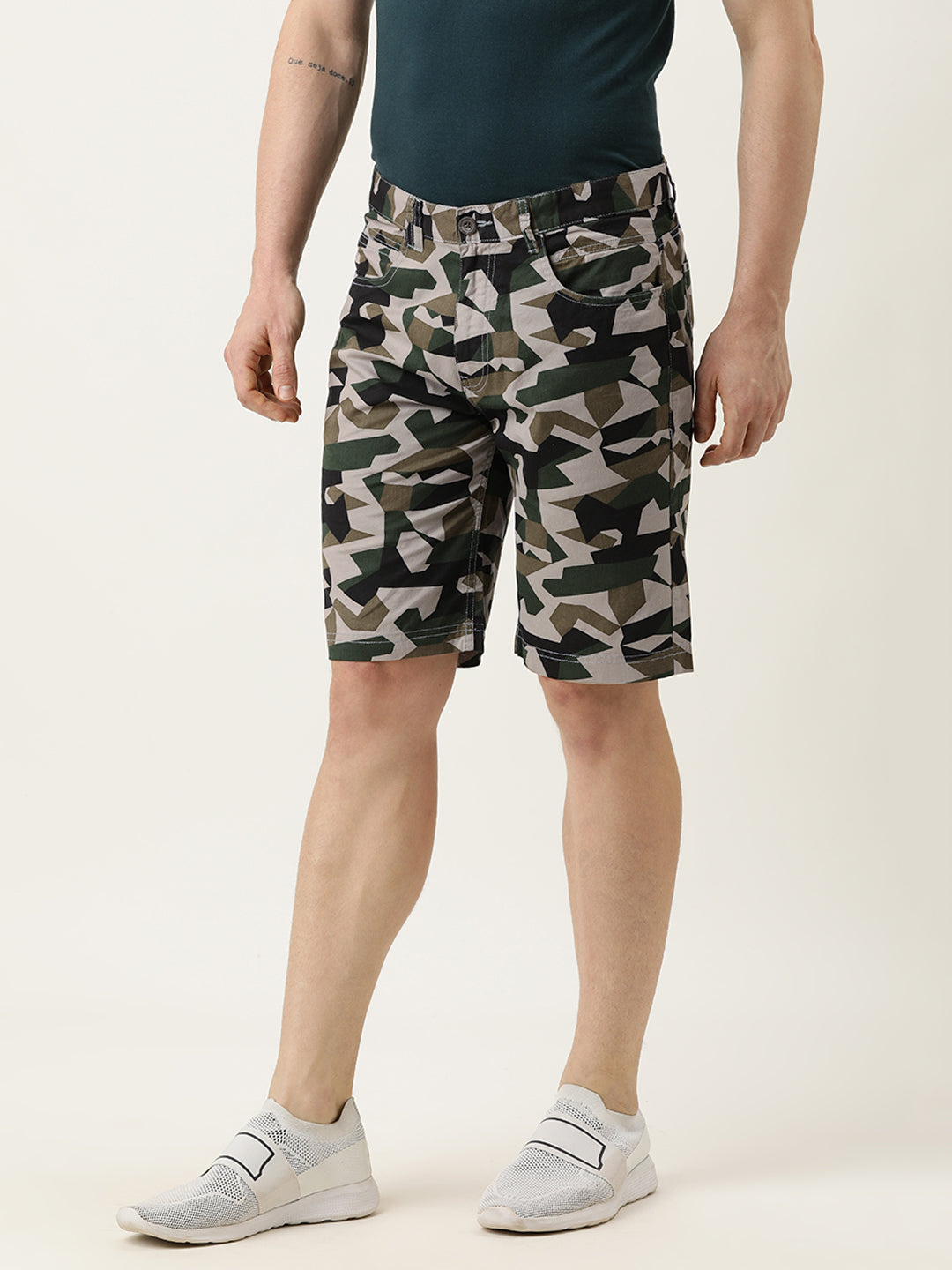 Printed Chino Shorts