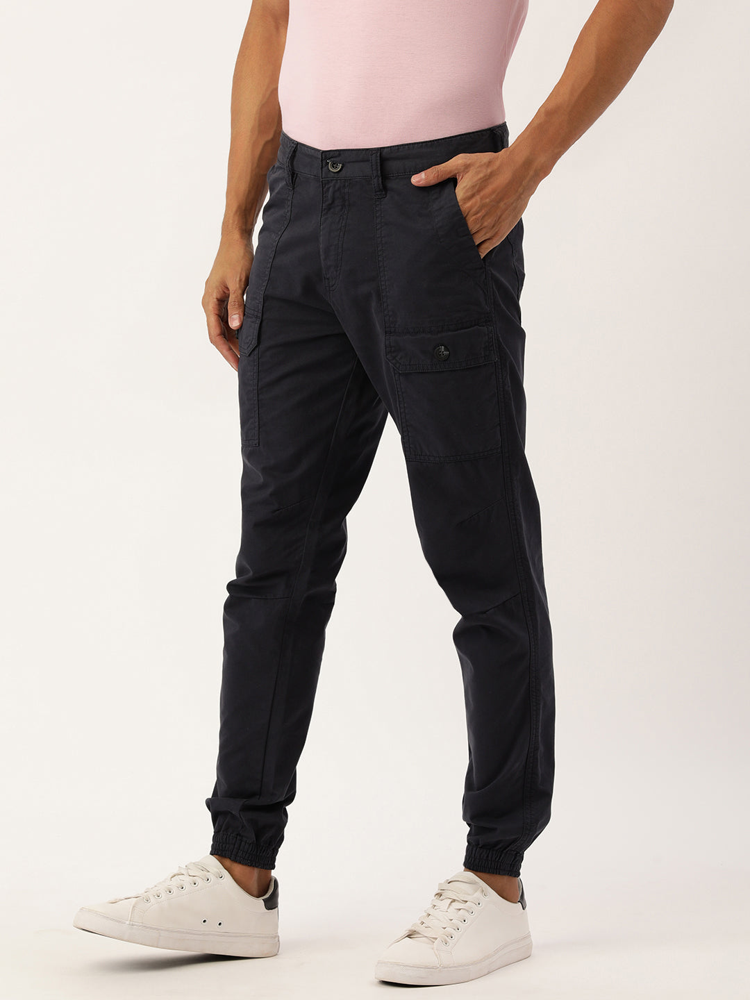 Solid Cotton Joggers