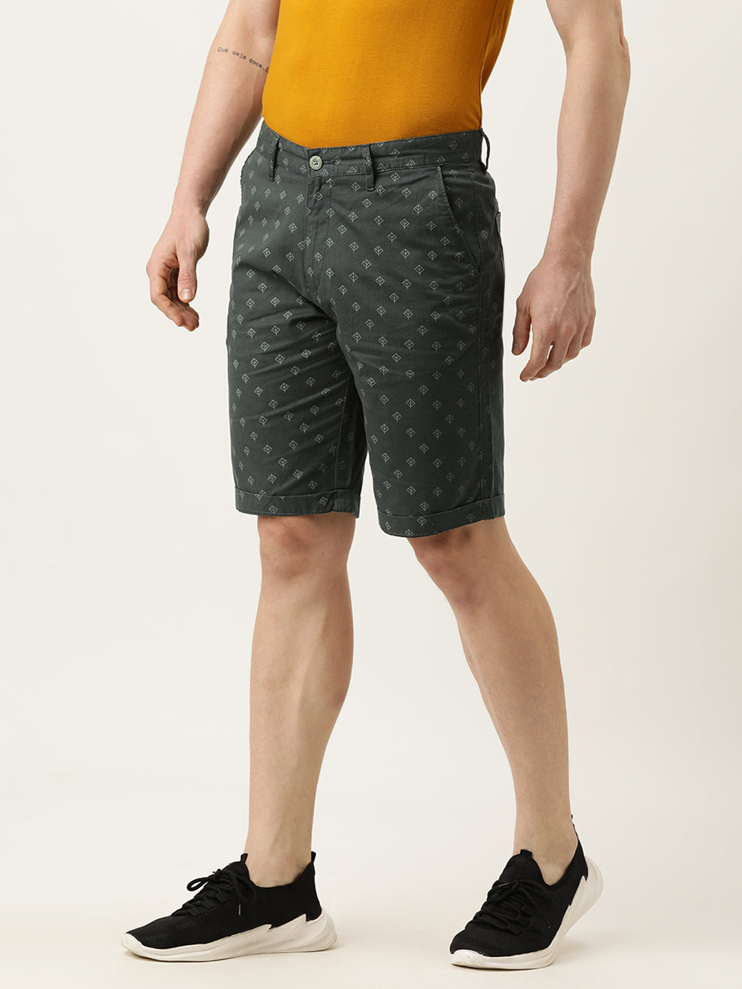 Printed Chino Shorts