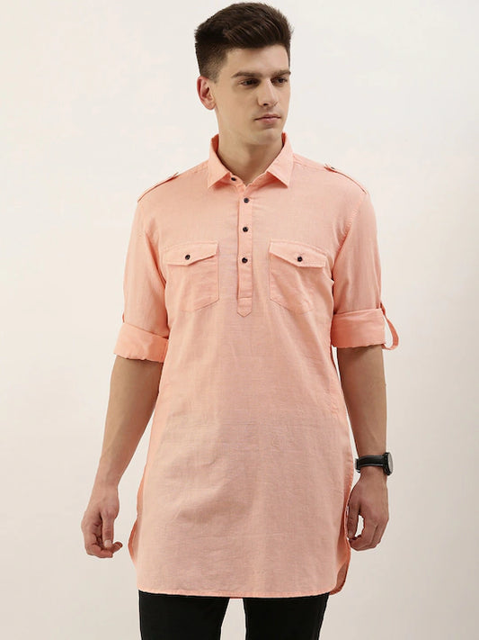 Solid Pathani Kurta