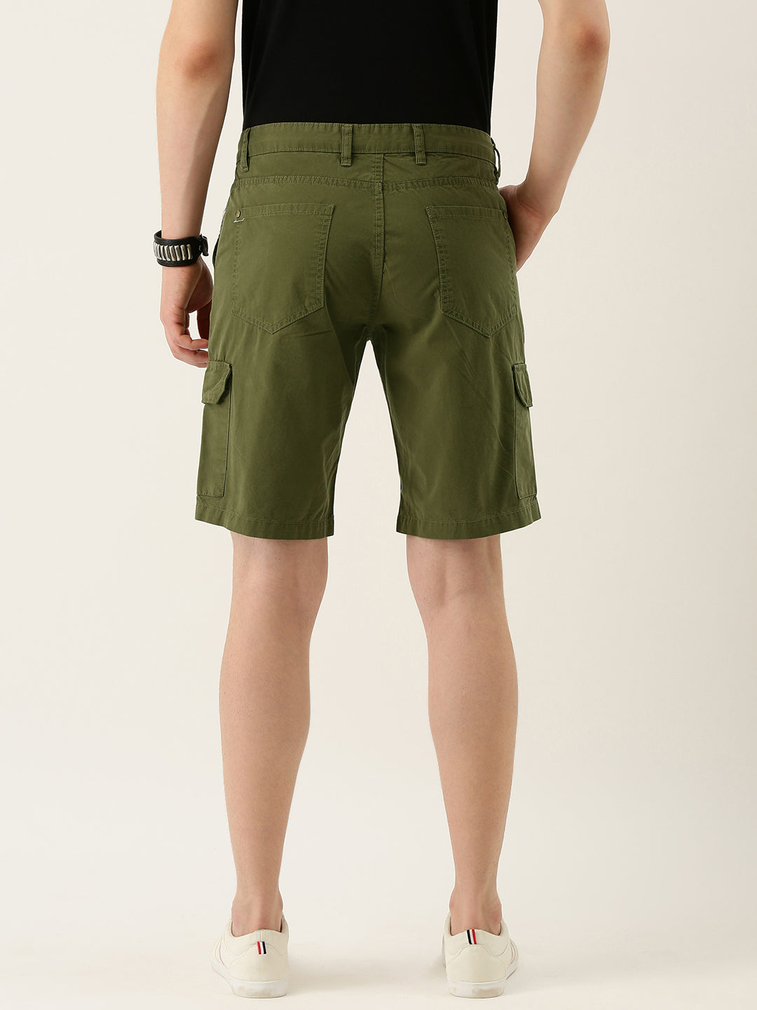 Solid Cargo Shorts