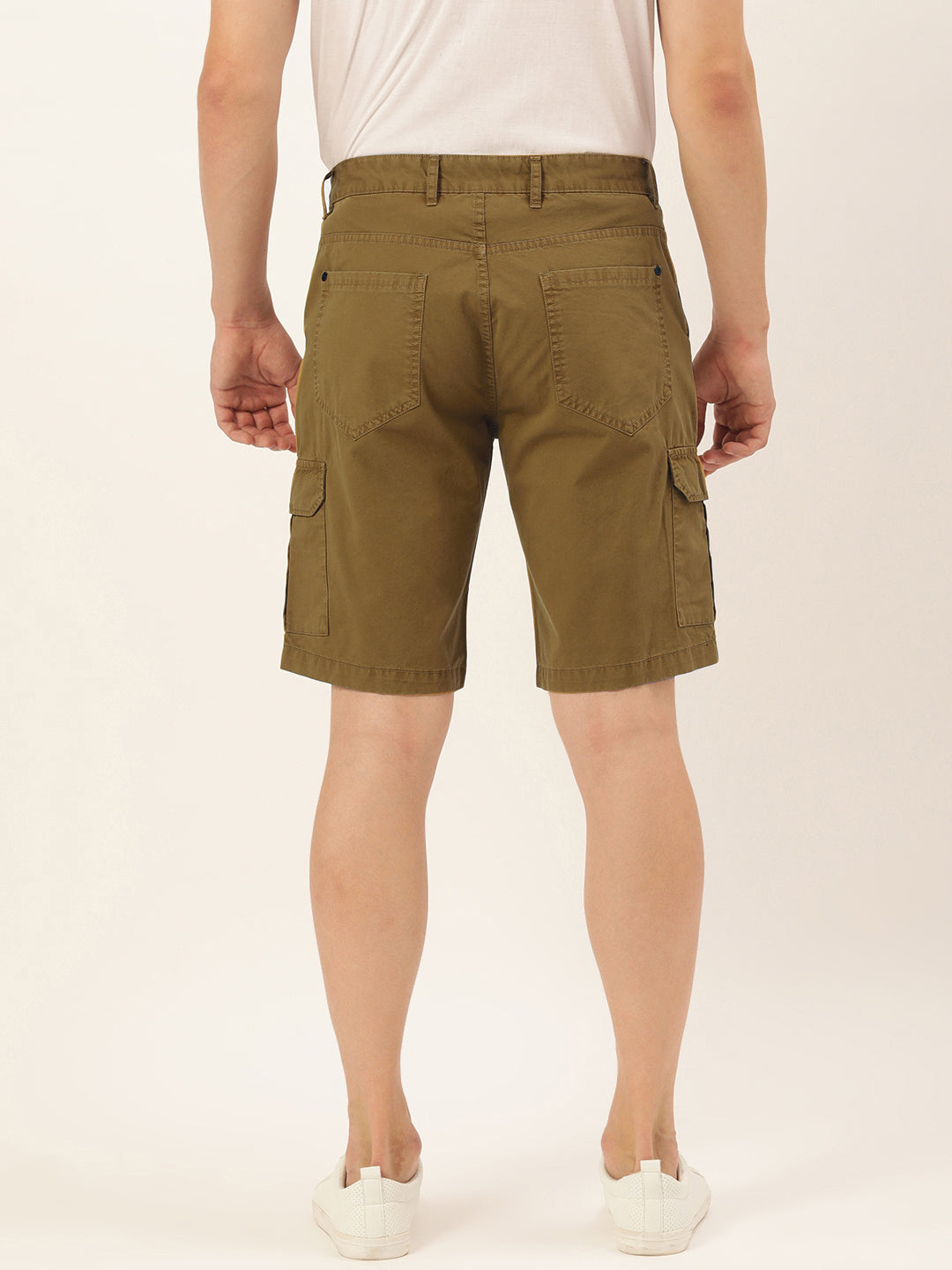 Solid Cargo Shorts