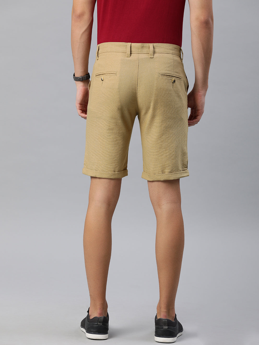 Solid Casual Shorts