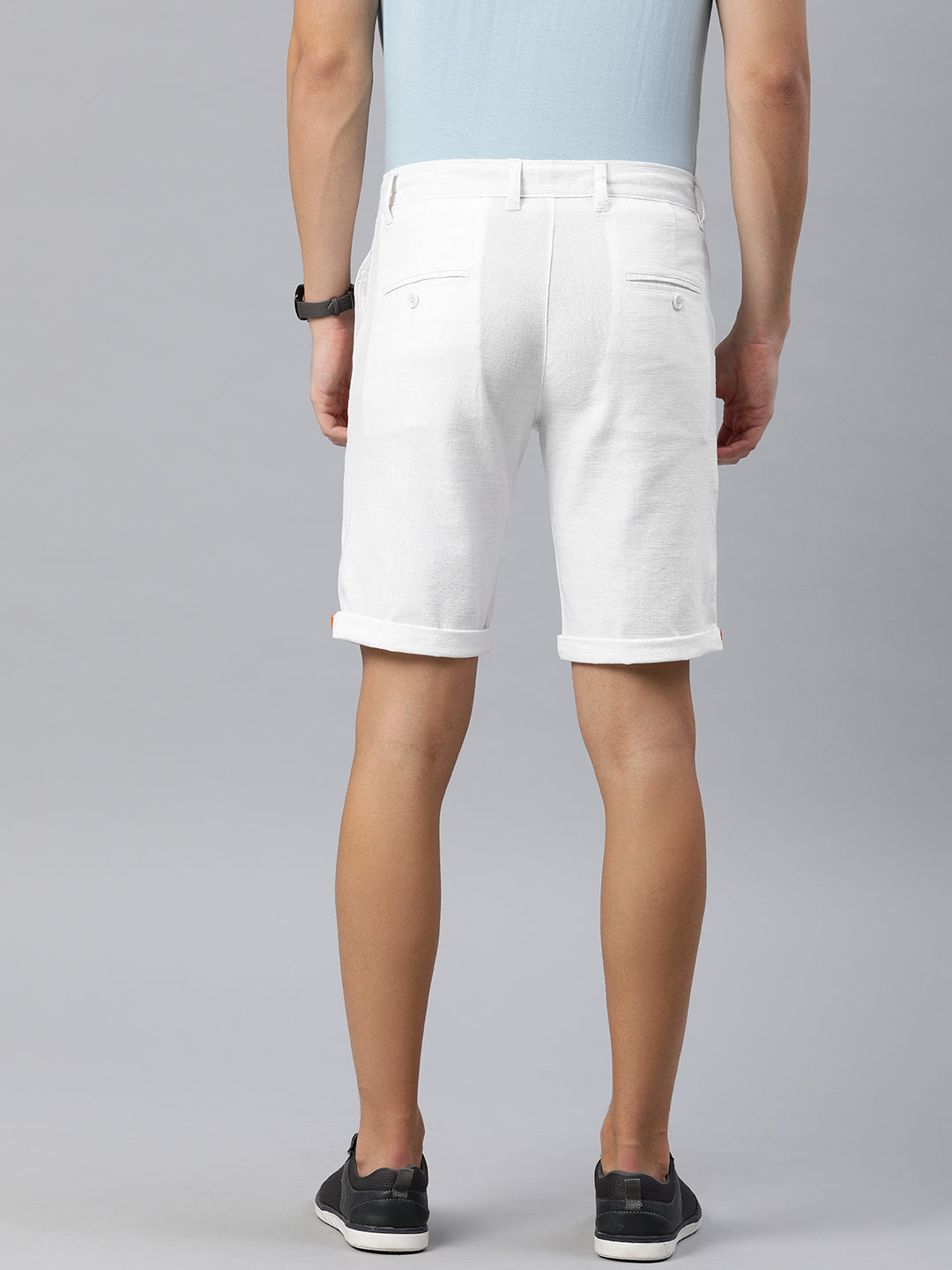 Solid Casual Shorts