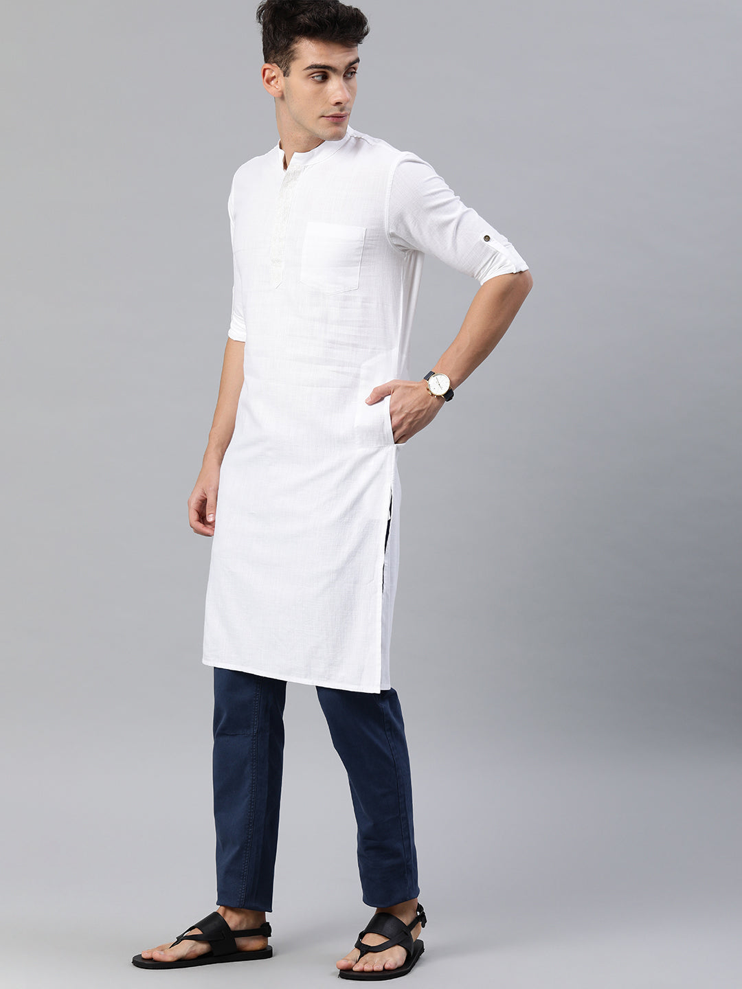 Solid Ethnic Kurta