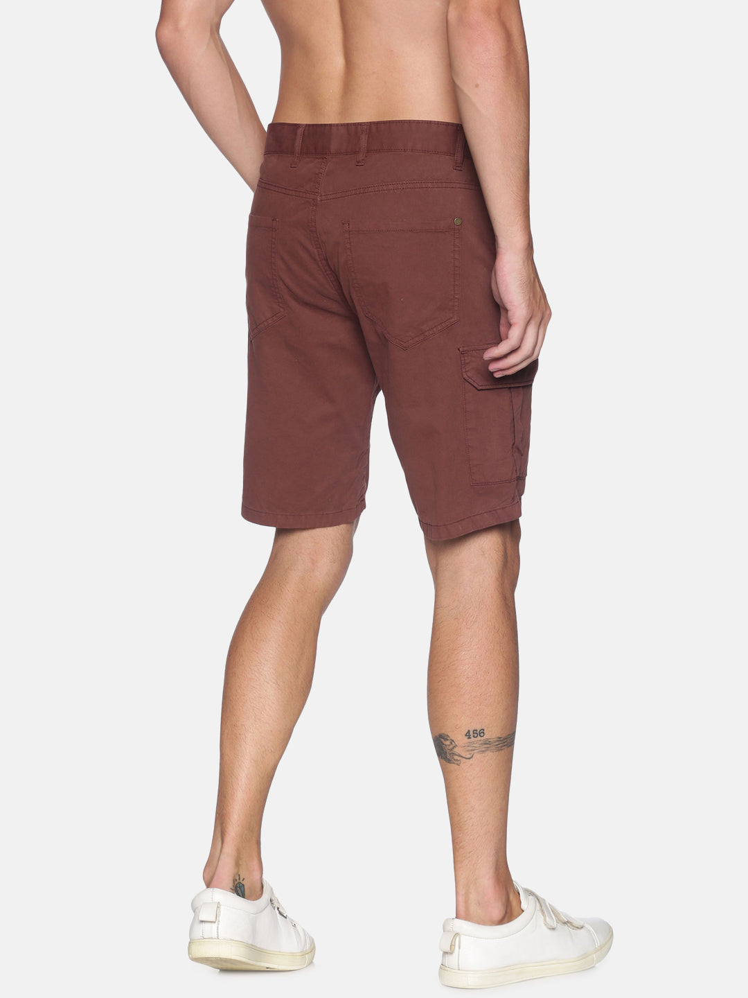 Solid Cargo Shorts