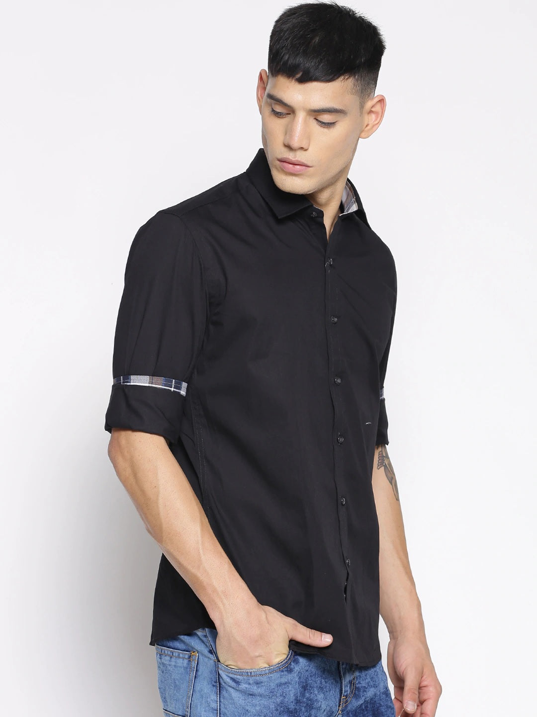 Solid Casual Shirt