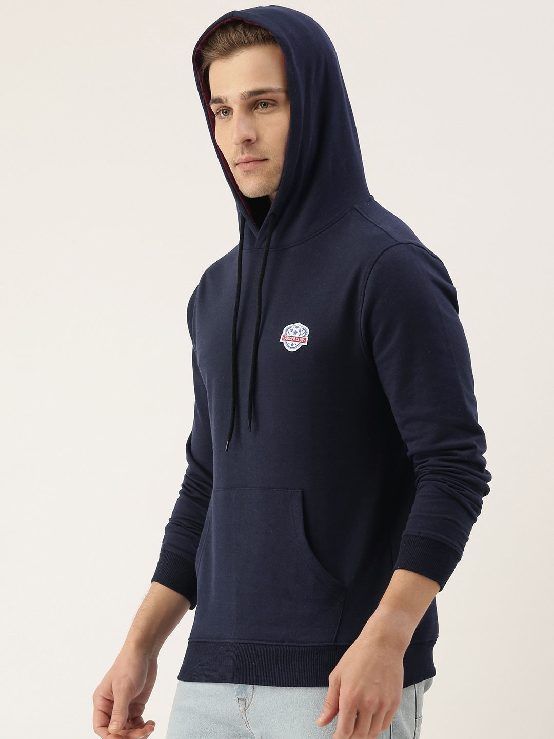 Solid Hooded Sweatshirt