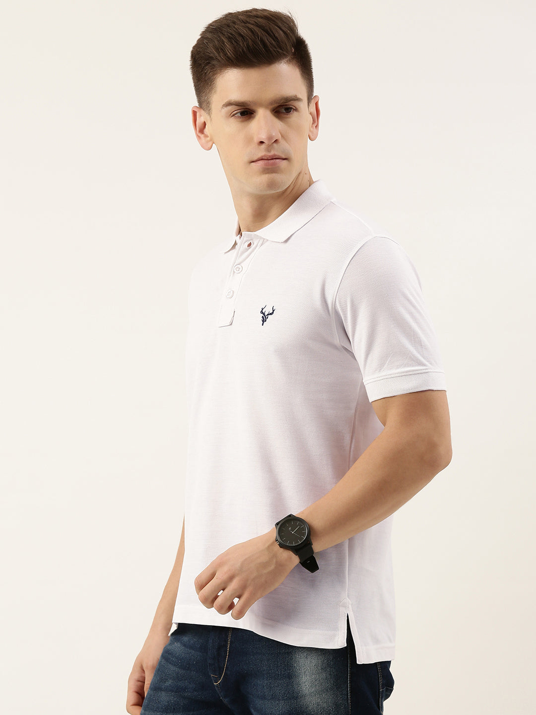 Solid Polo T-shirt