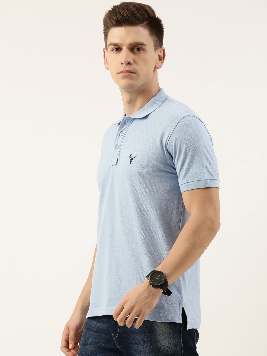Solid Polo T-shirt