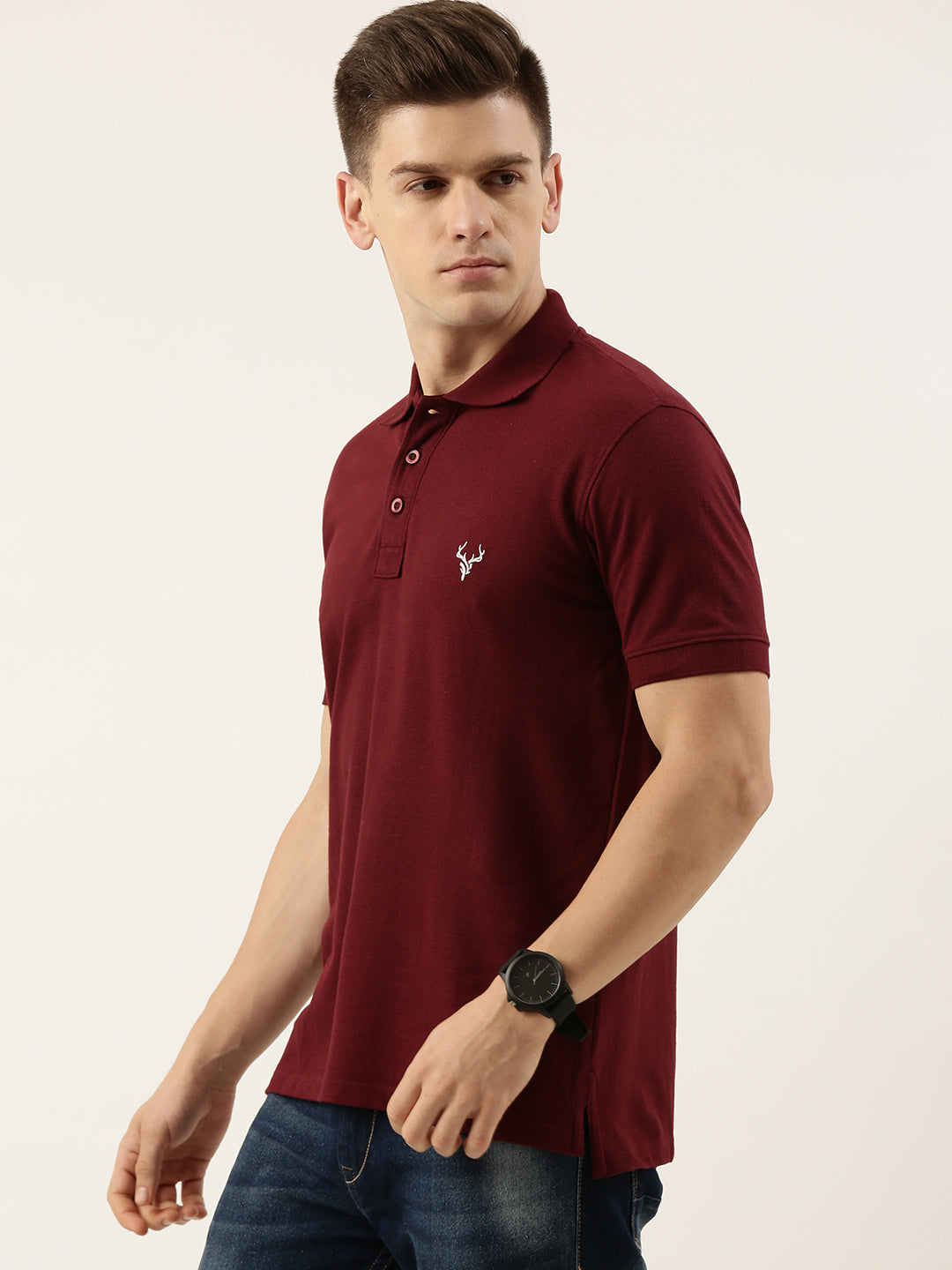Solid Polo T-shirt