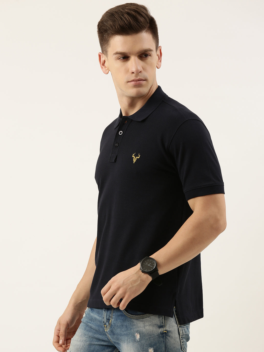 Solid Polo T-Shirt