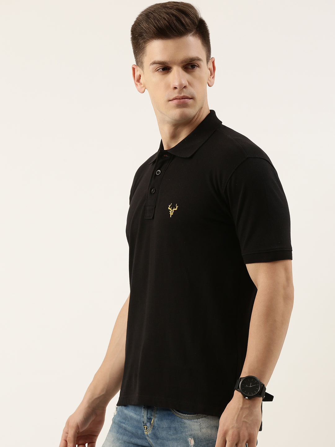 Solid Polo T-Shirt