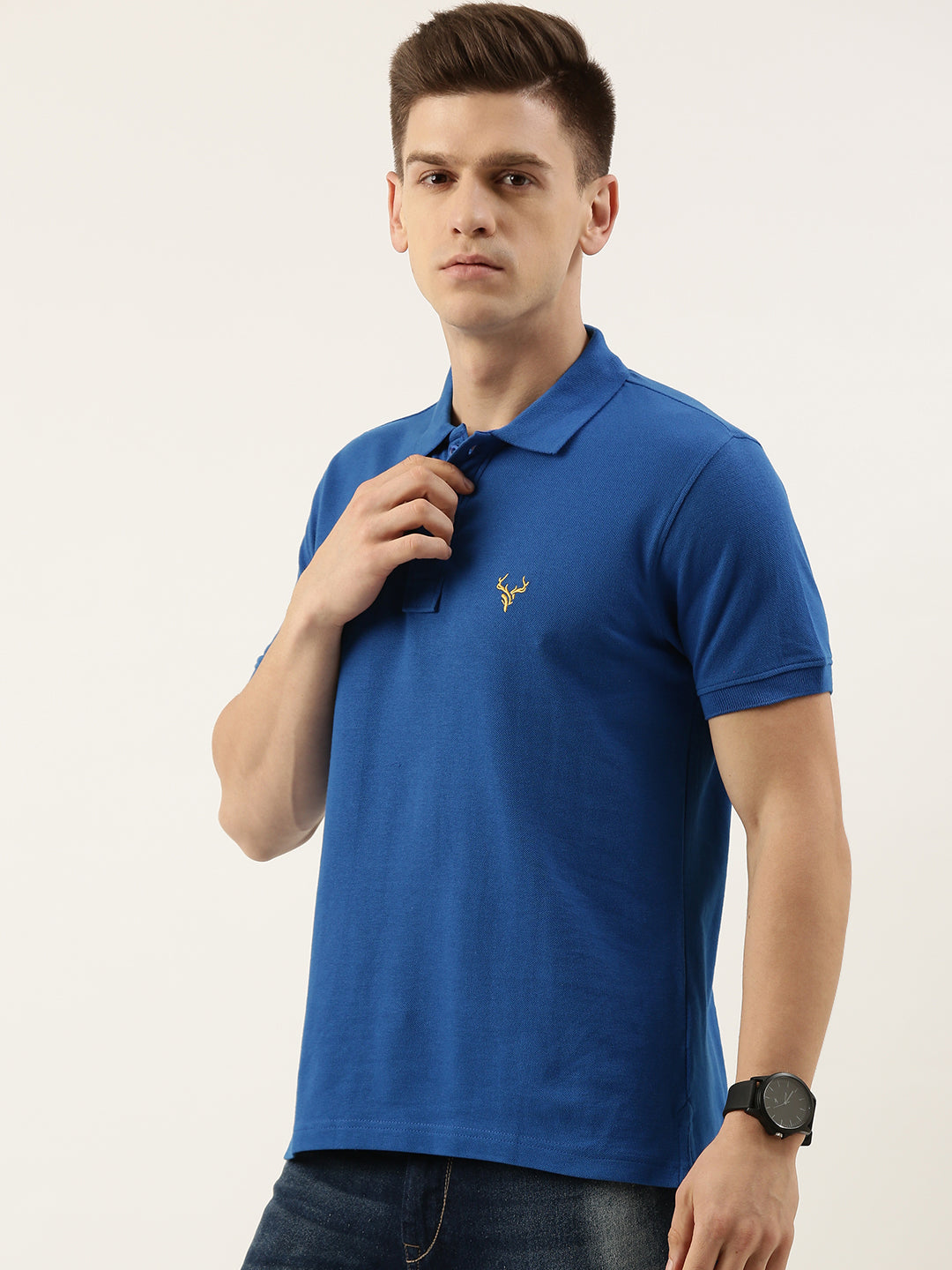Solid Polo T-Shirt