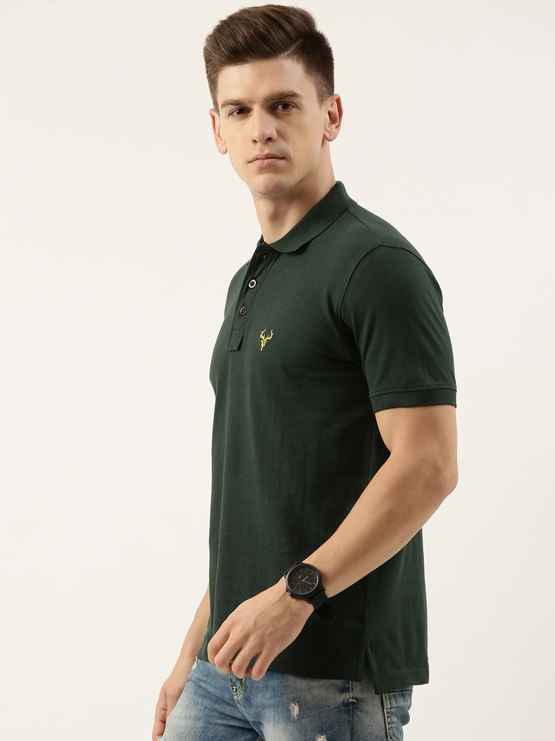 Solid Polo T-Shirt