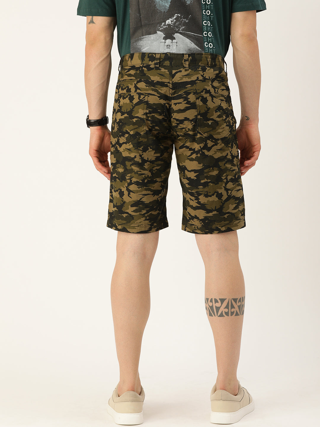 Printed Chino Shorts
