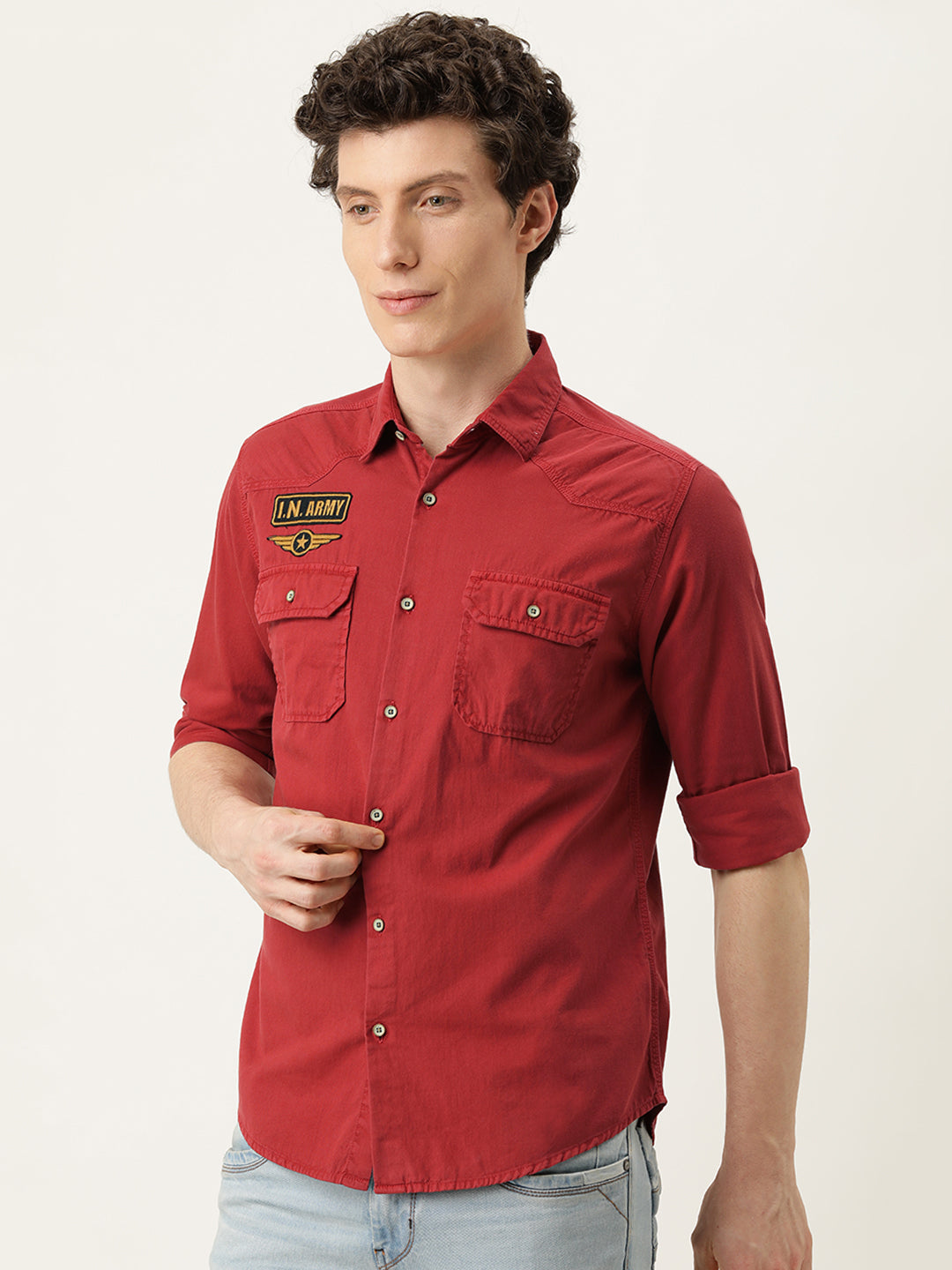 Solid Casual Shirt