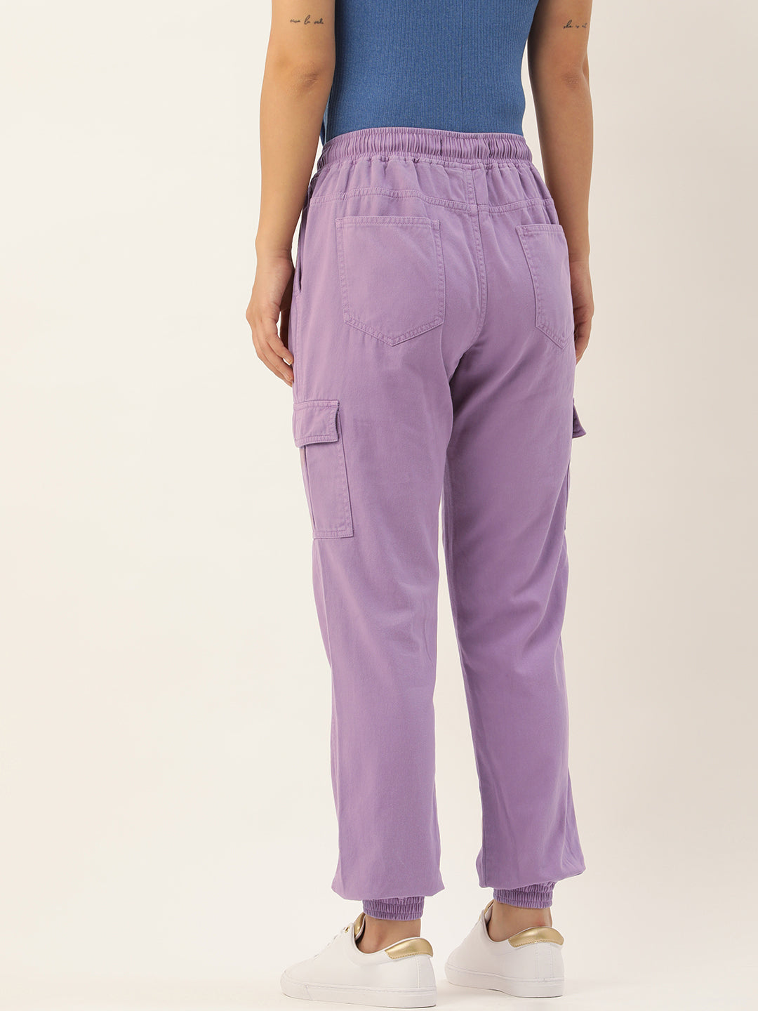 Solid Cargos Trousers