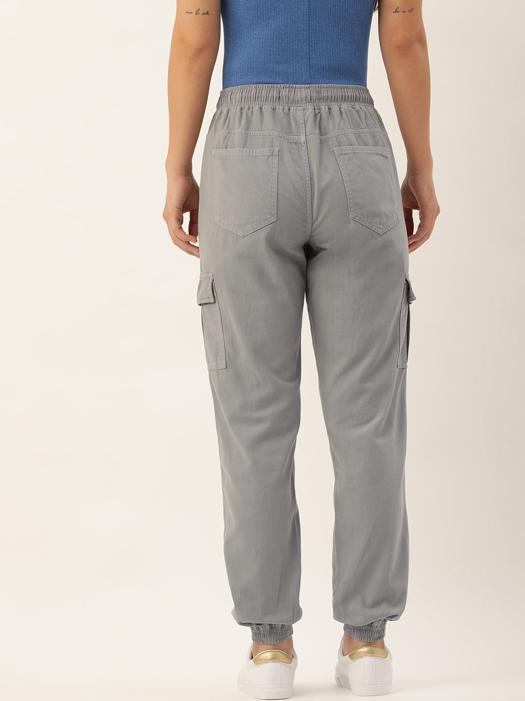 Solid Cargos Trousers