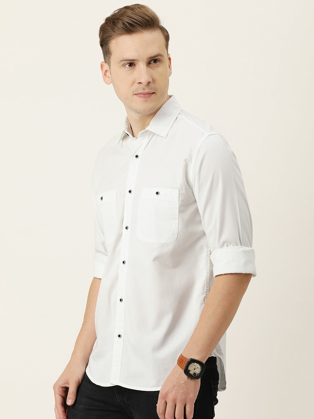 Solid Casual Shirt