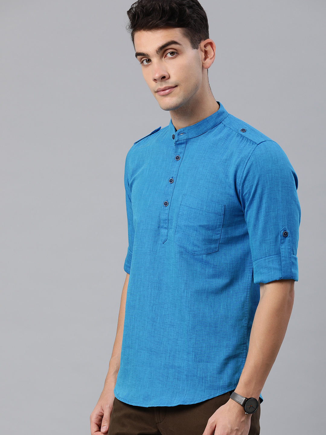 Solid Pathani Kurta