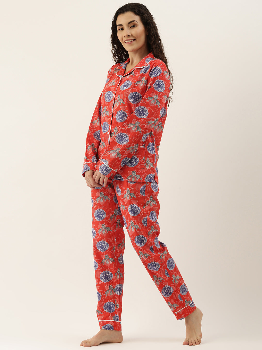 Printed Night Suit