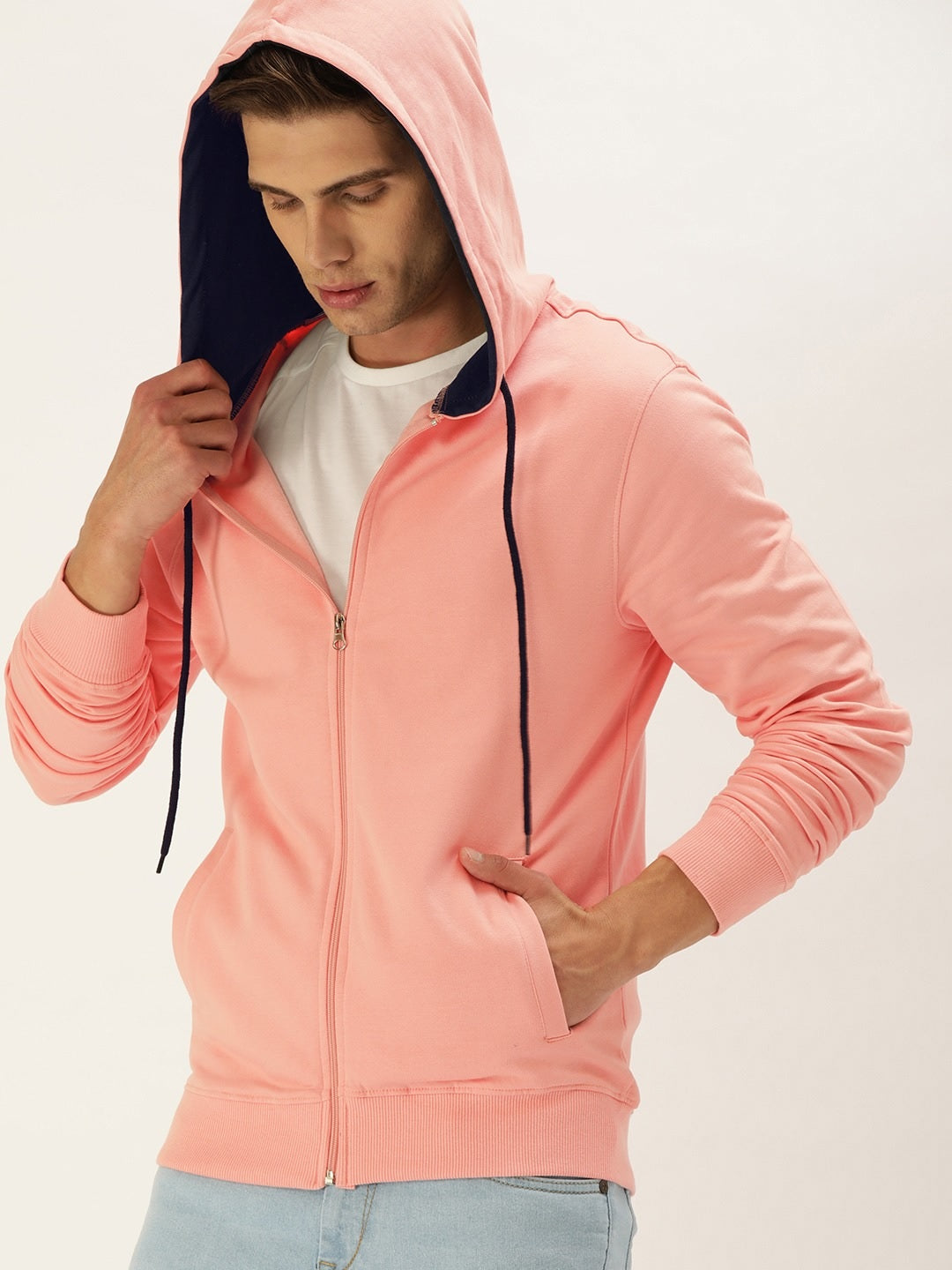 Solid Hooded Sweatshirt