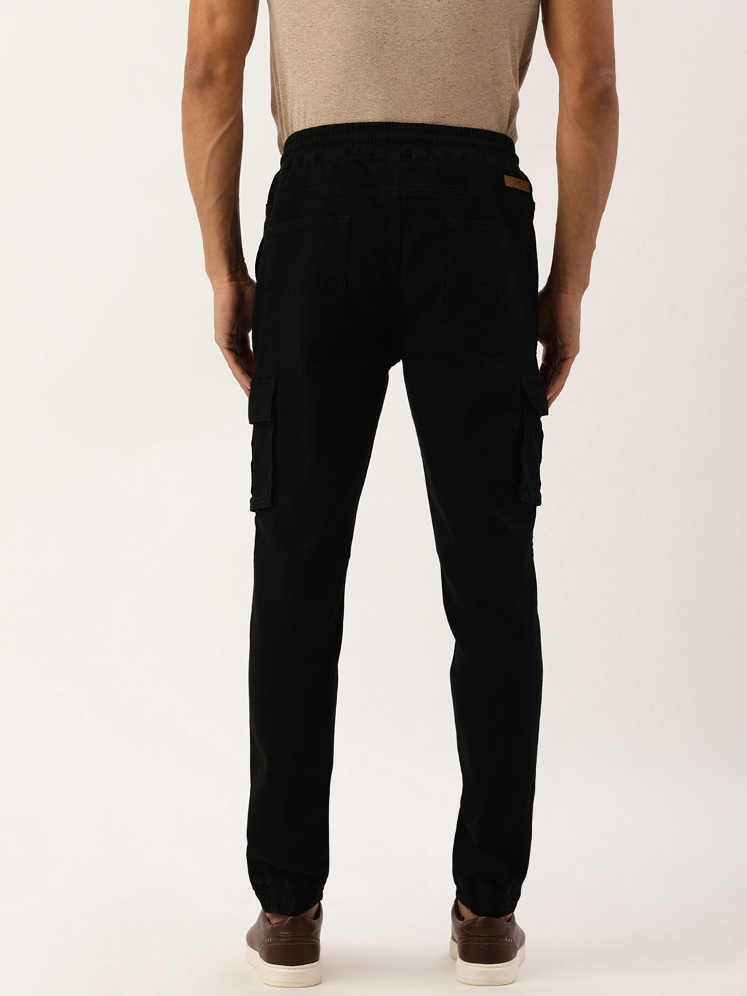 Solid Denim Joggers