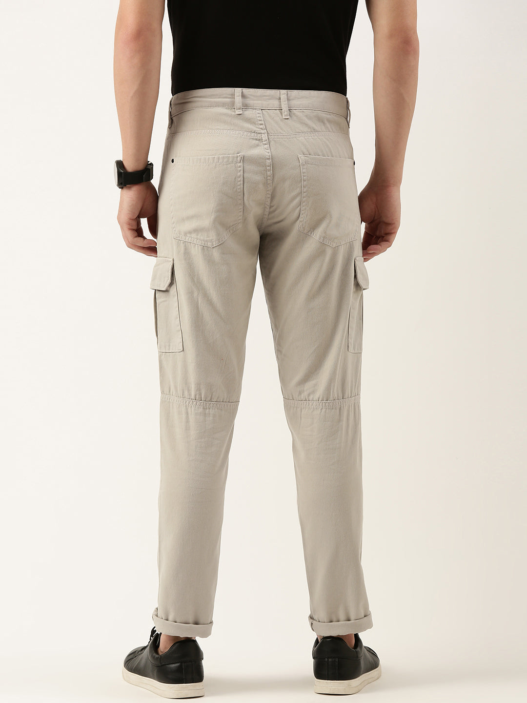 Solid Cargos Trousers