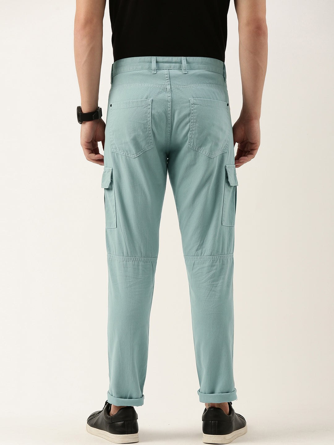 Solid Cargos Trousers