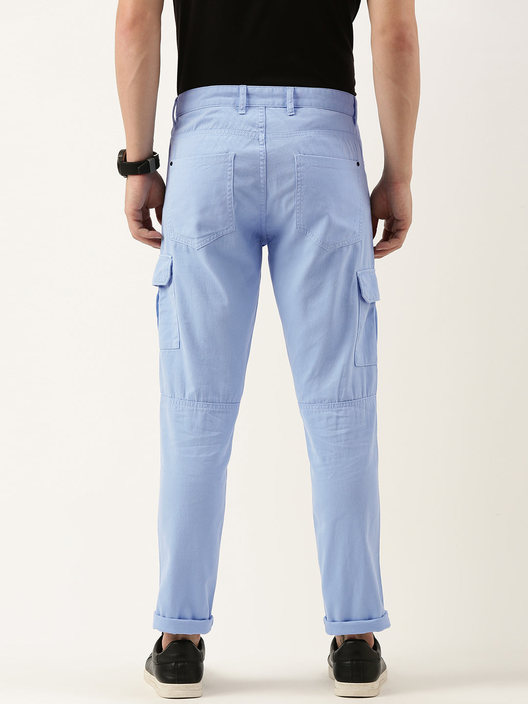 Solid Cargos Trousers
