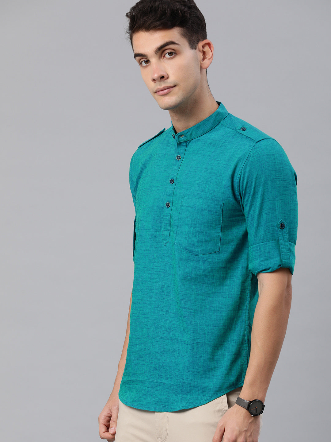 Solid Pathani Kurta