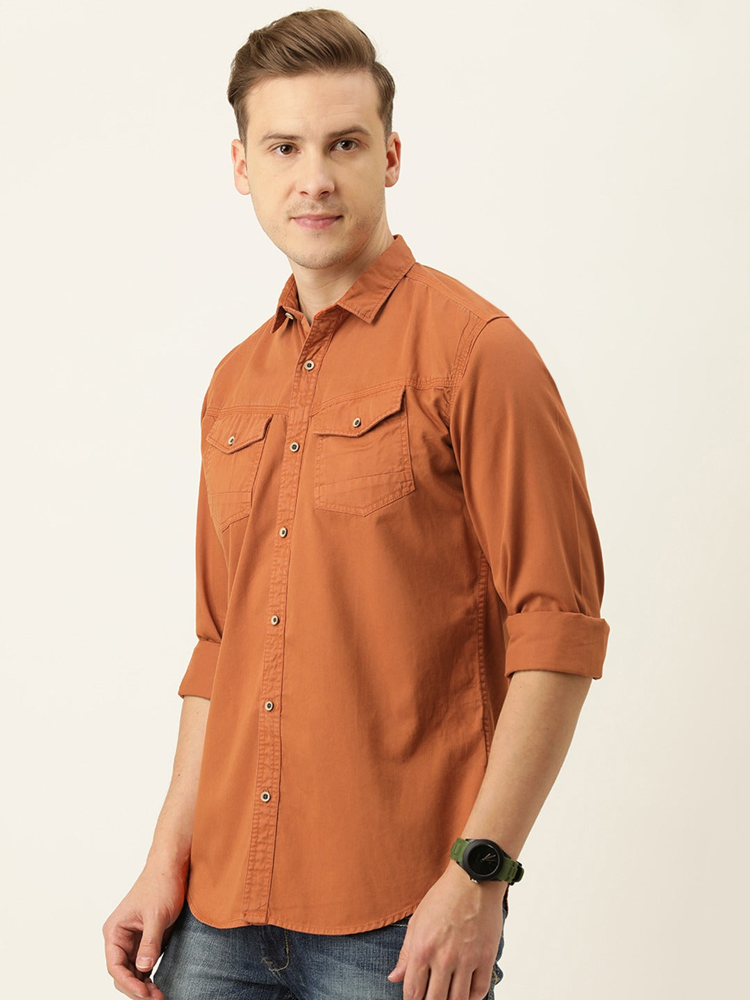 Solid Casual Shirt
