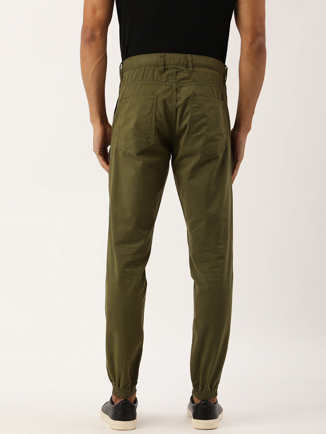 Solid Cotton Joggers
