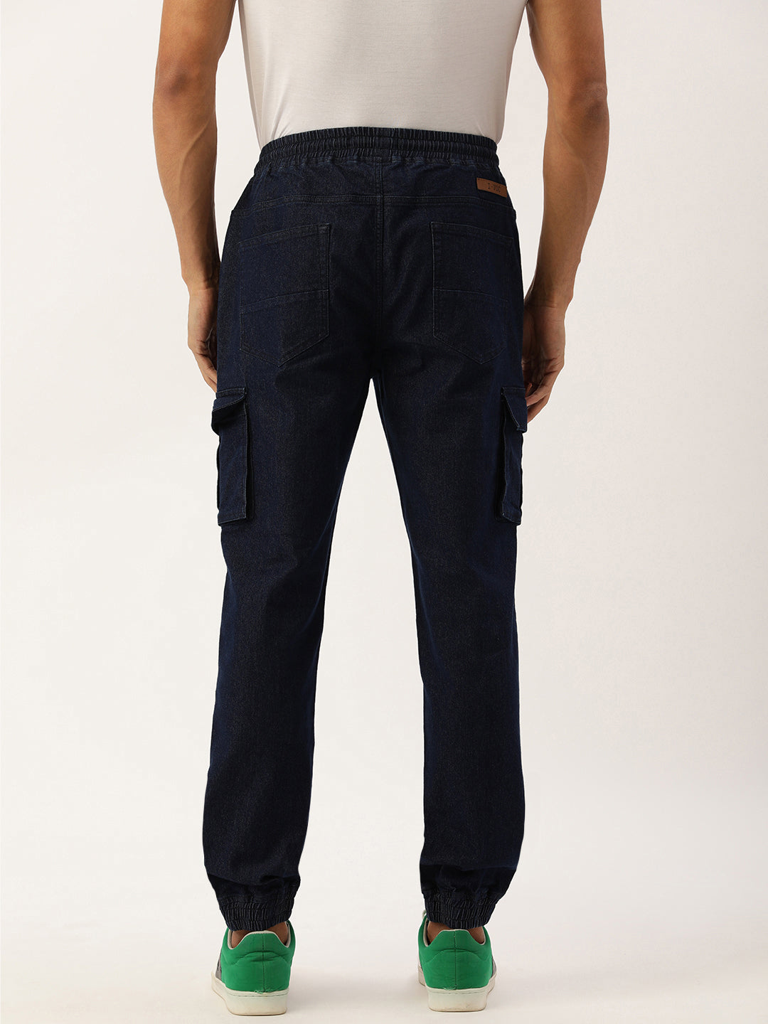 Solid Denim Joggers