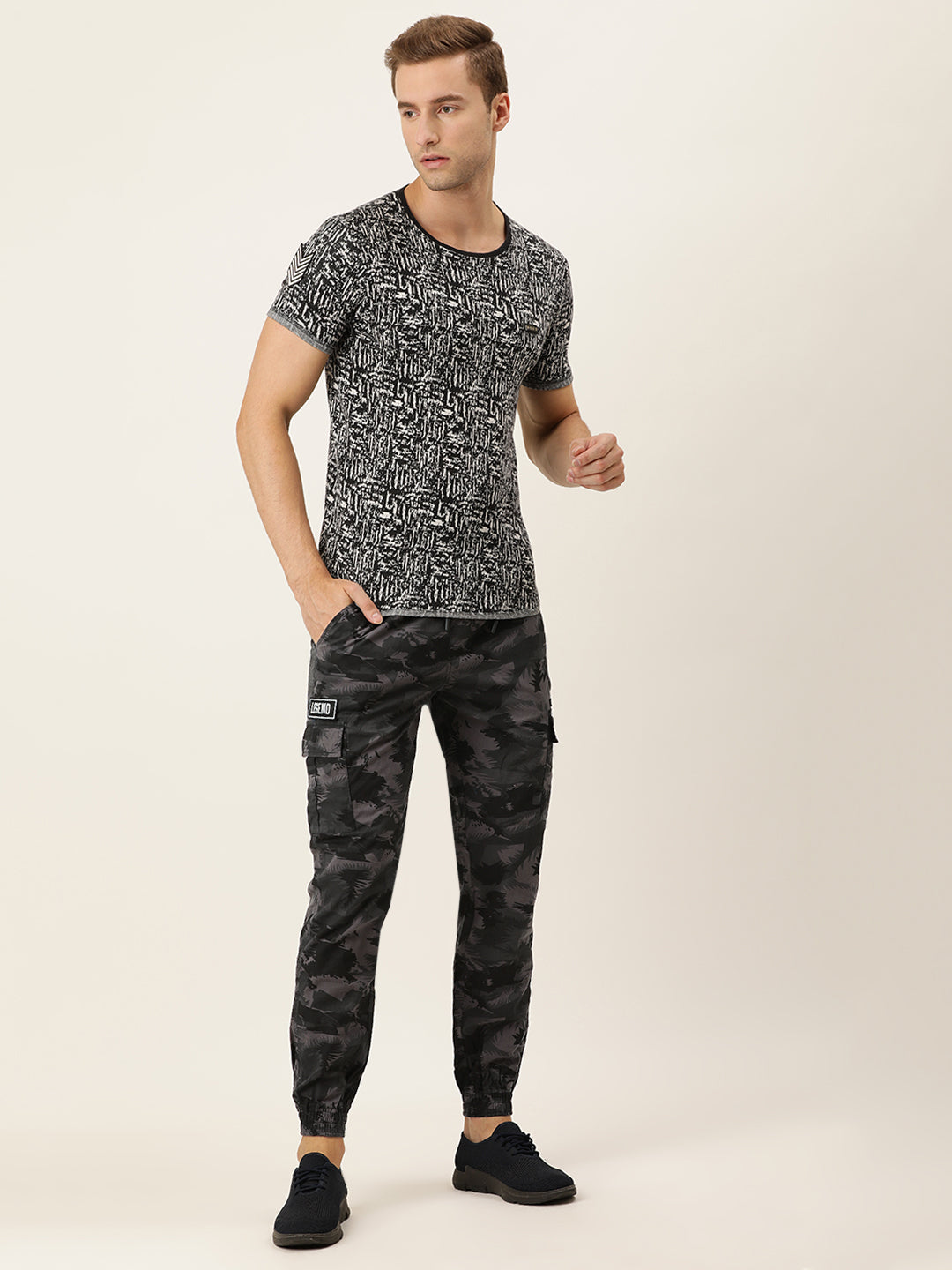 Printed Jogger Trousers