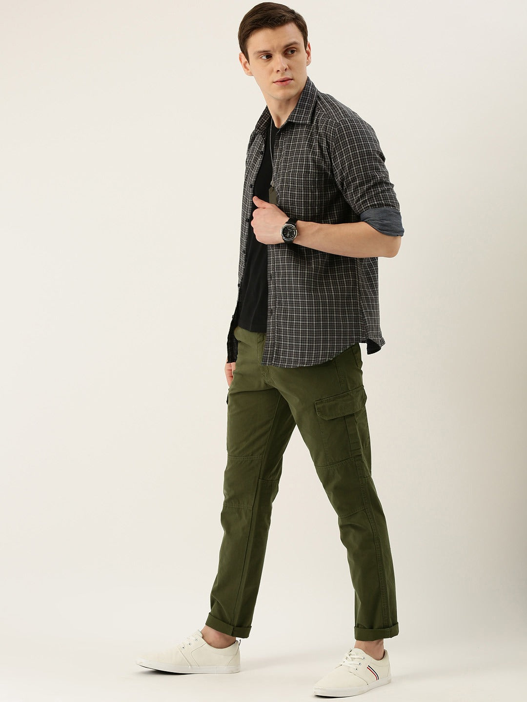 Solid Cargo Trouser