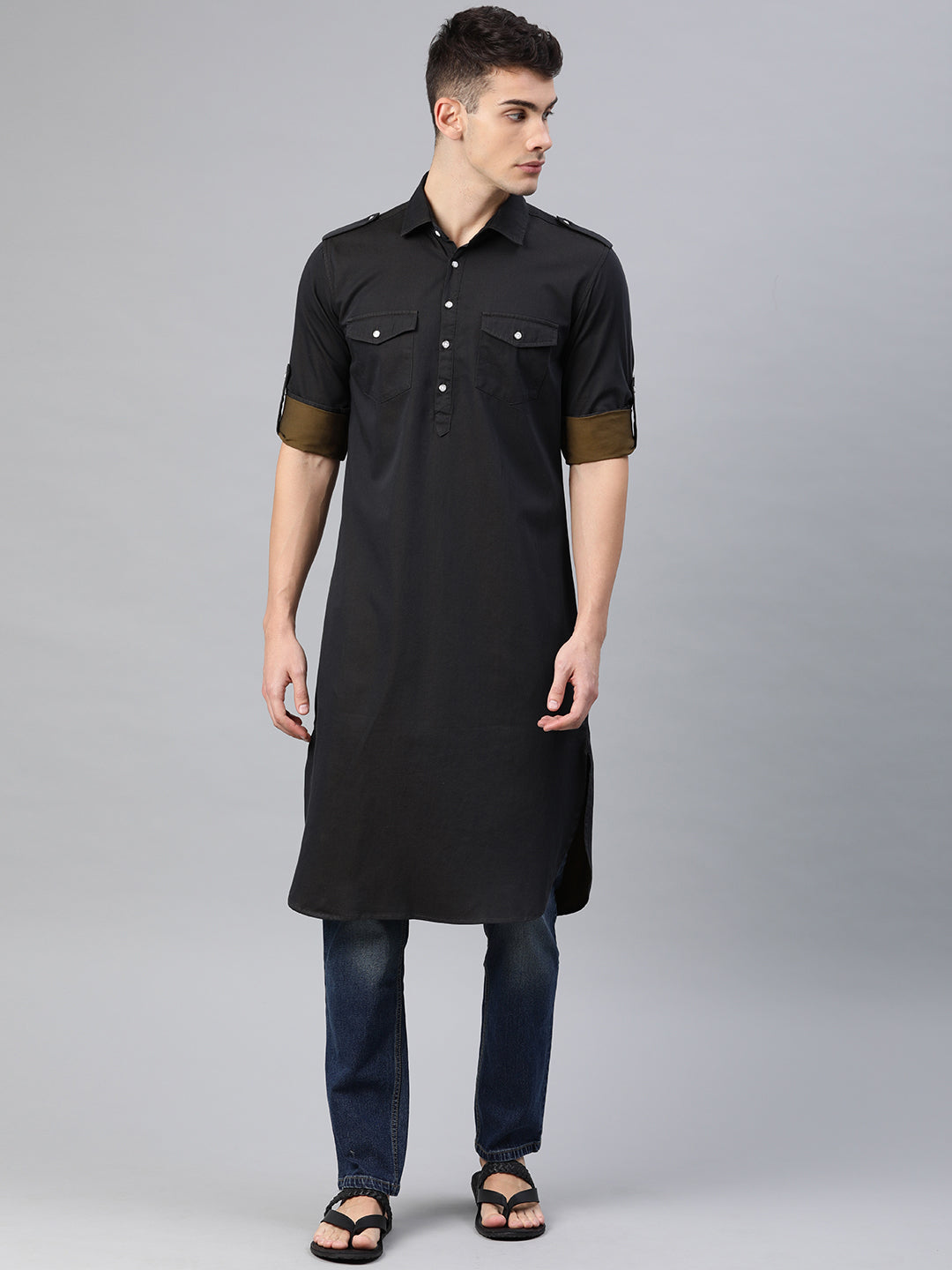Solid Ethnic Kurta