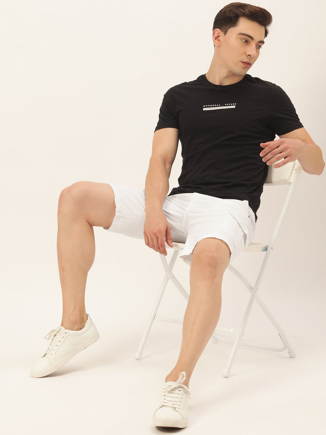 Solid Cargo Shorts