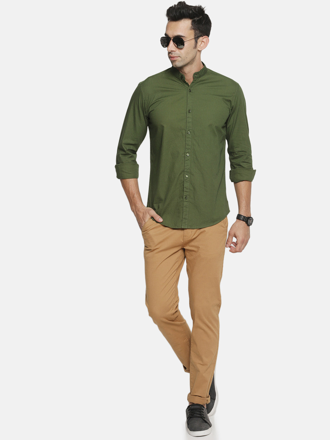 Solid Casual Shirt
