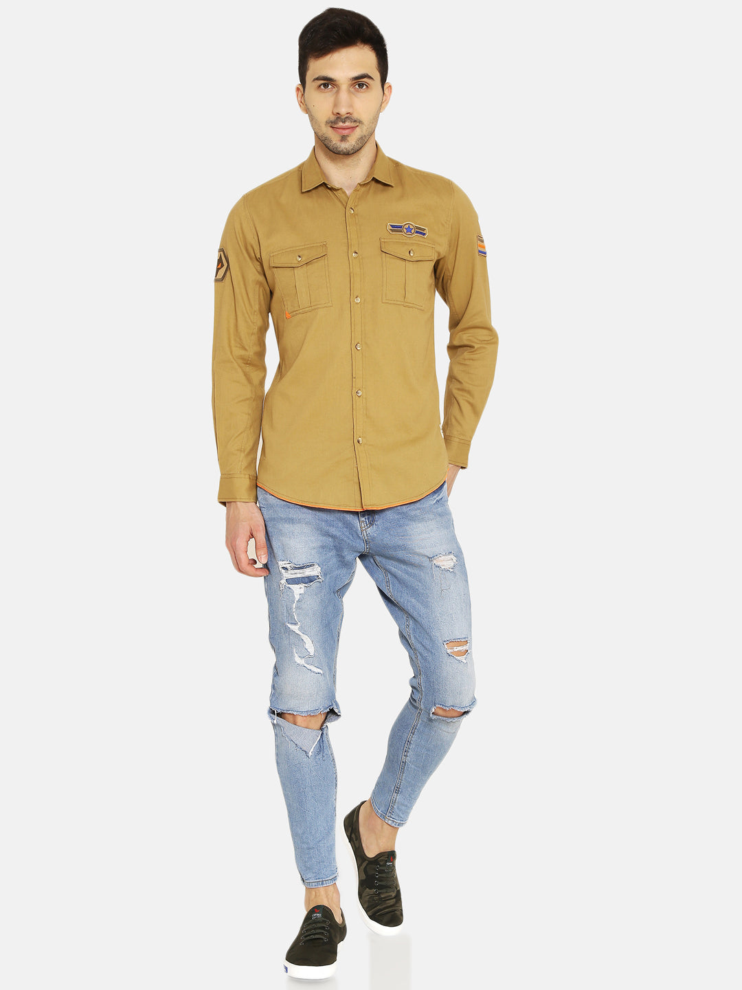 Solid Casual Shirt