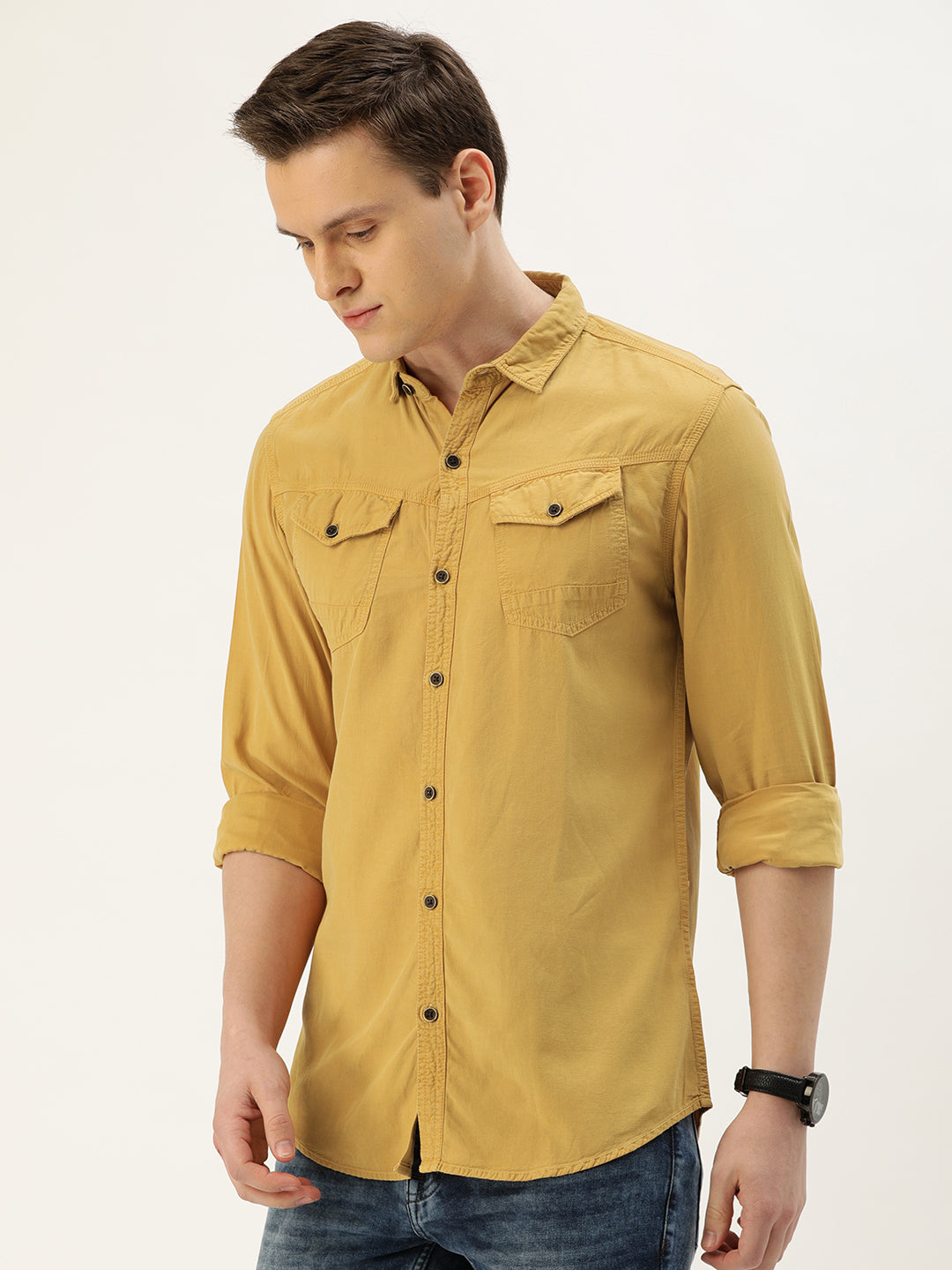 Solid Casual Shirt