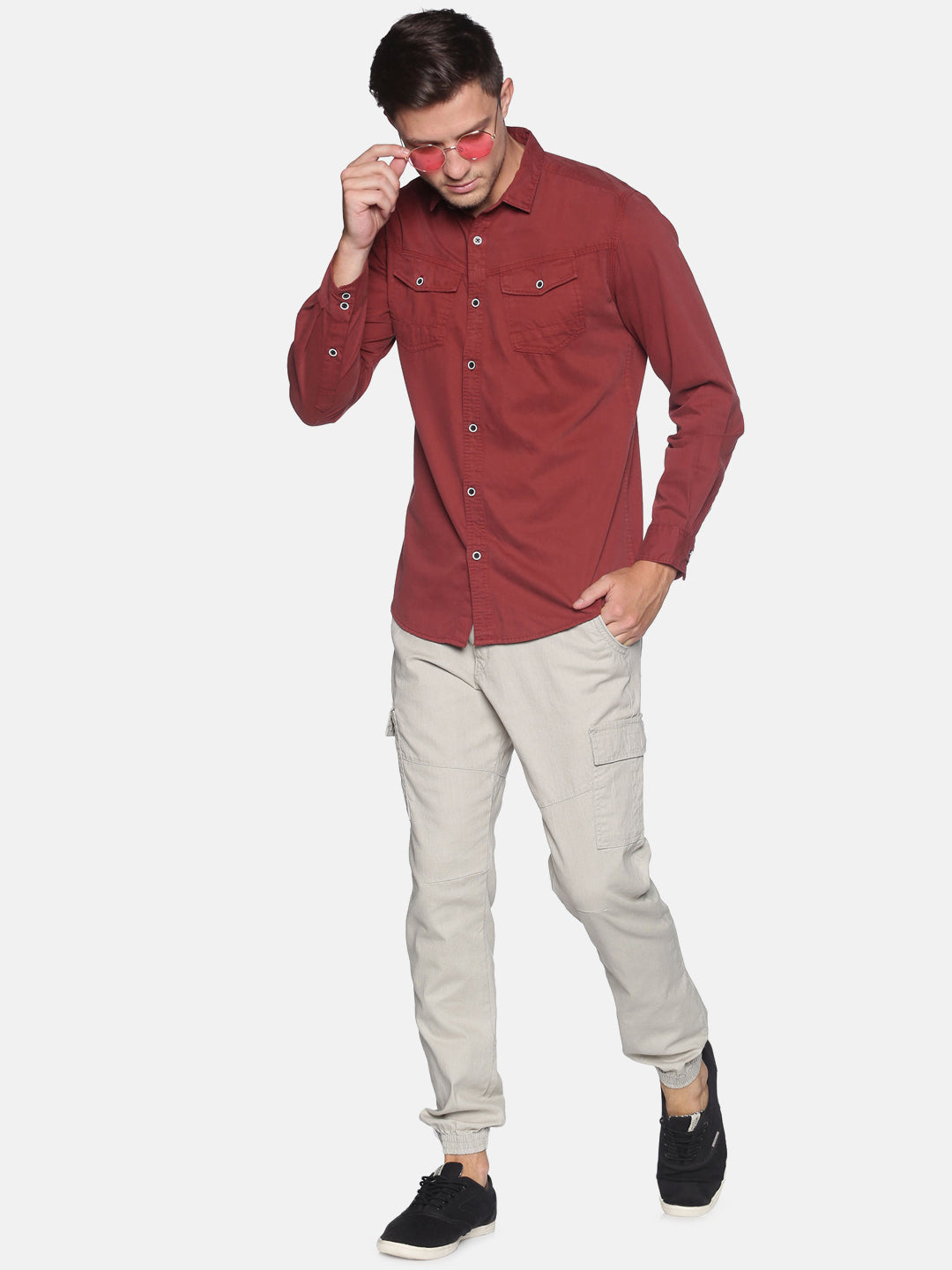 Solid Casual Shirt