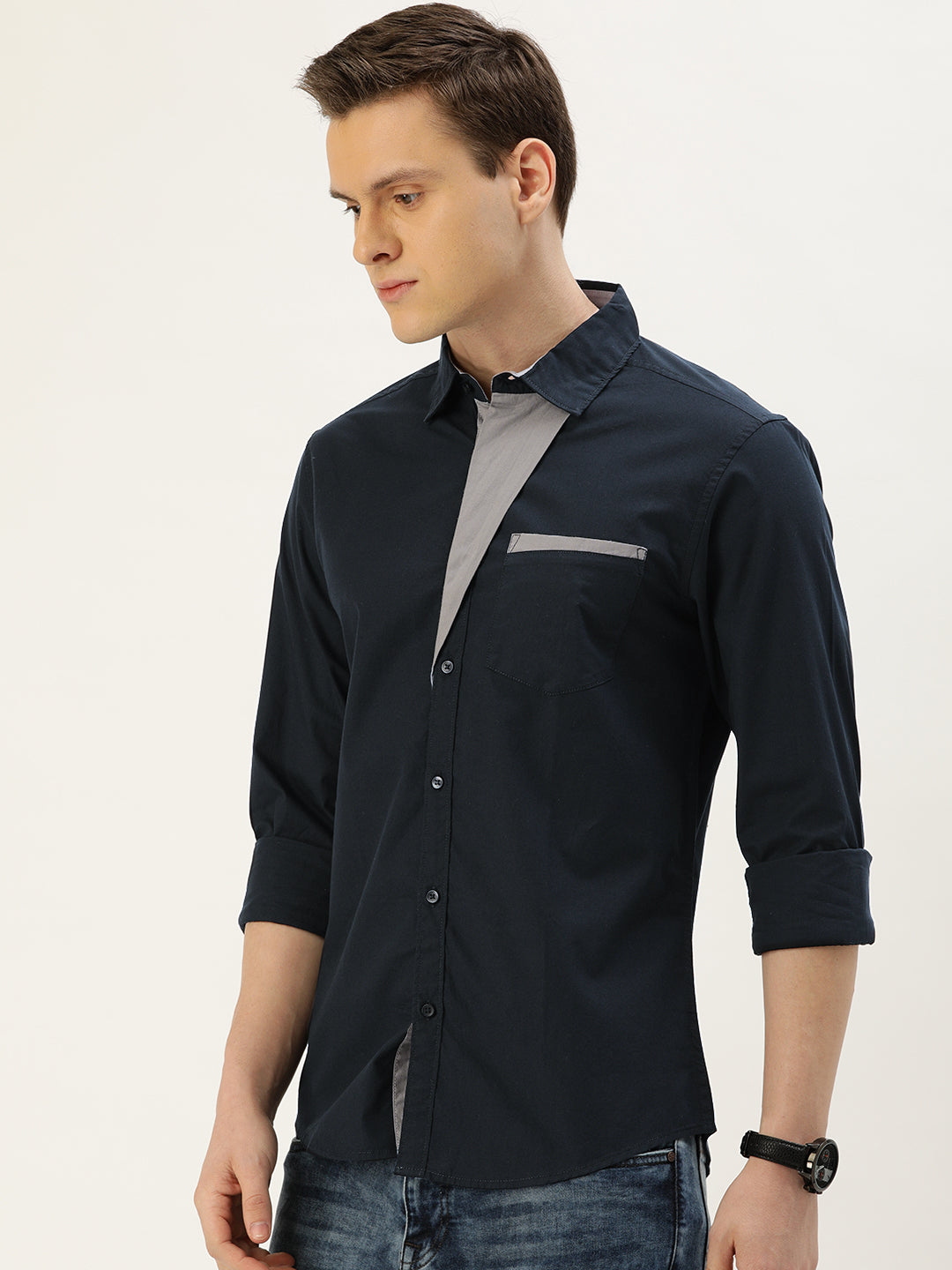 Solid Casual Shirt